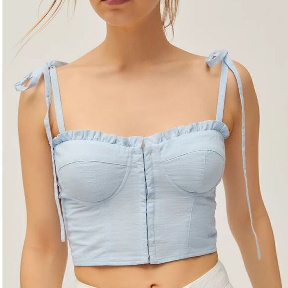 Capulet Rian Tie-Shoulder Cropped Top Women’s Large - Picture 1 of 5